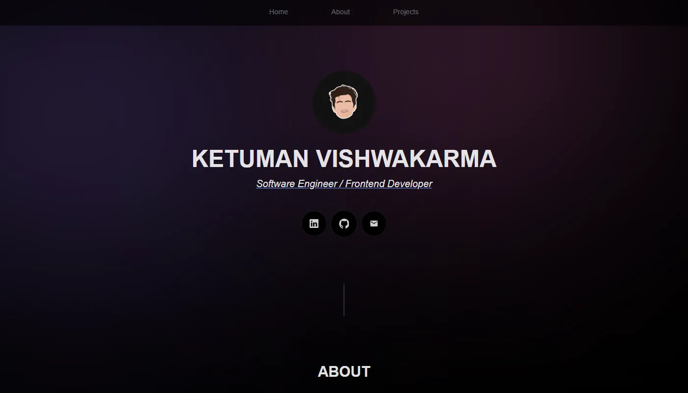Ketuman Vishwakarma's portfolio