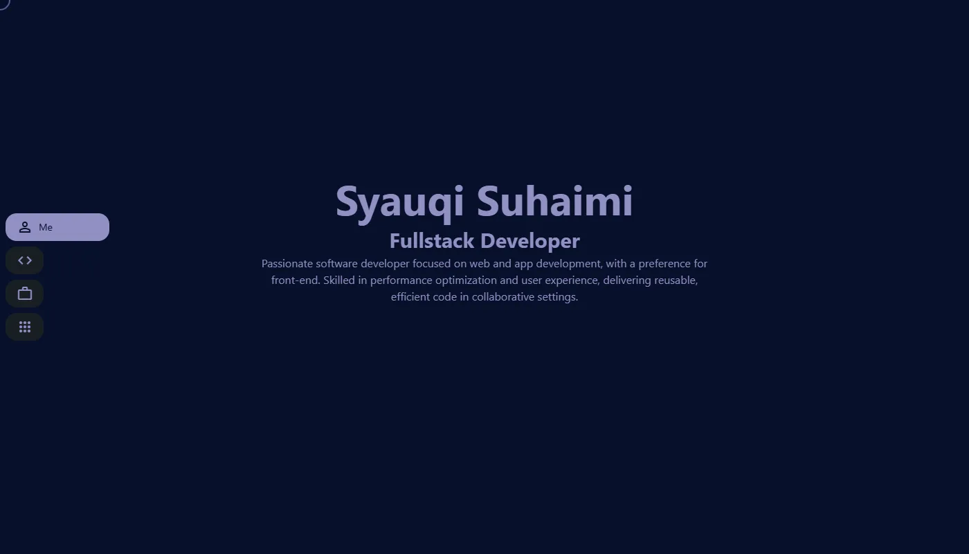 Syauqi Suhaimi's portfolio