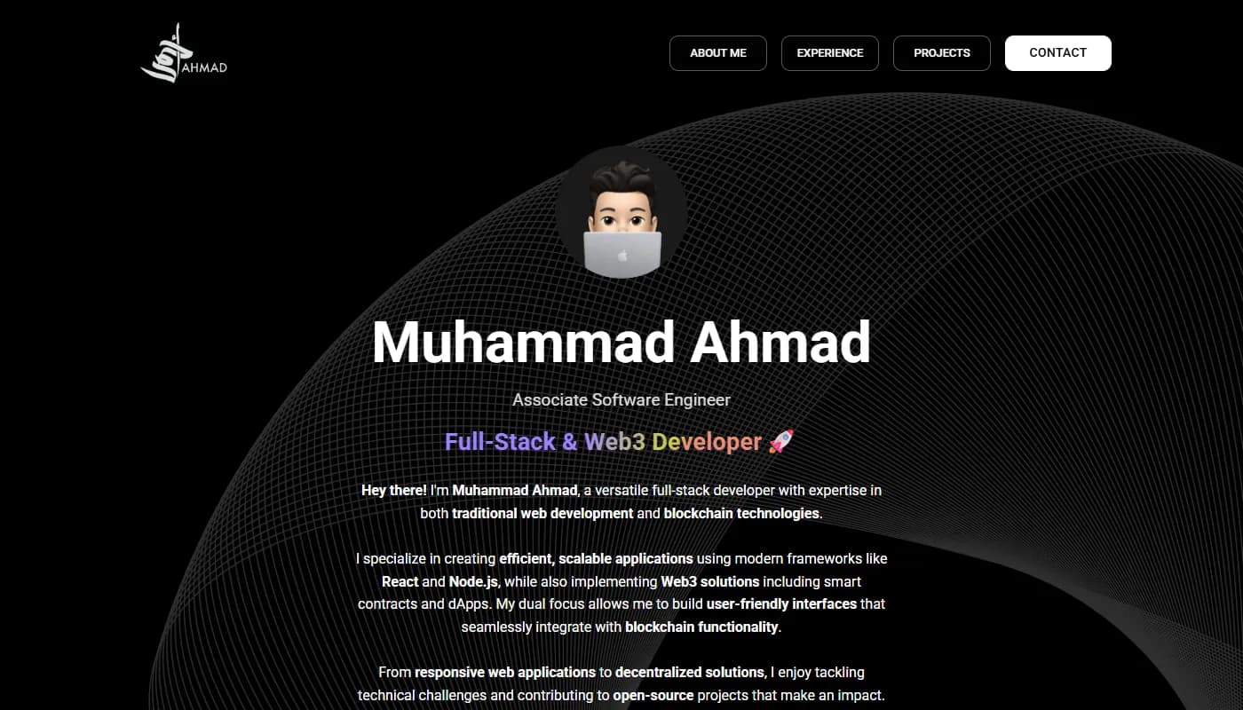 Ahmad Gill's portfolio