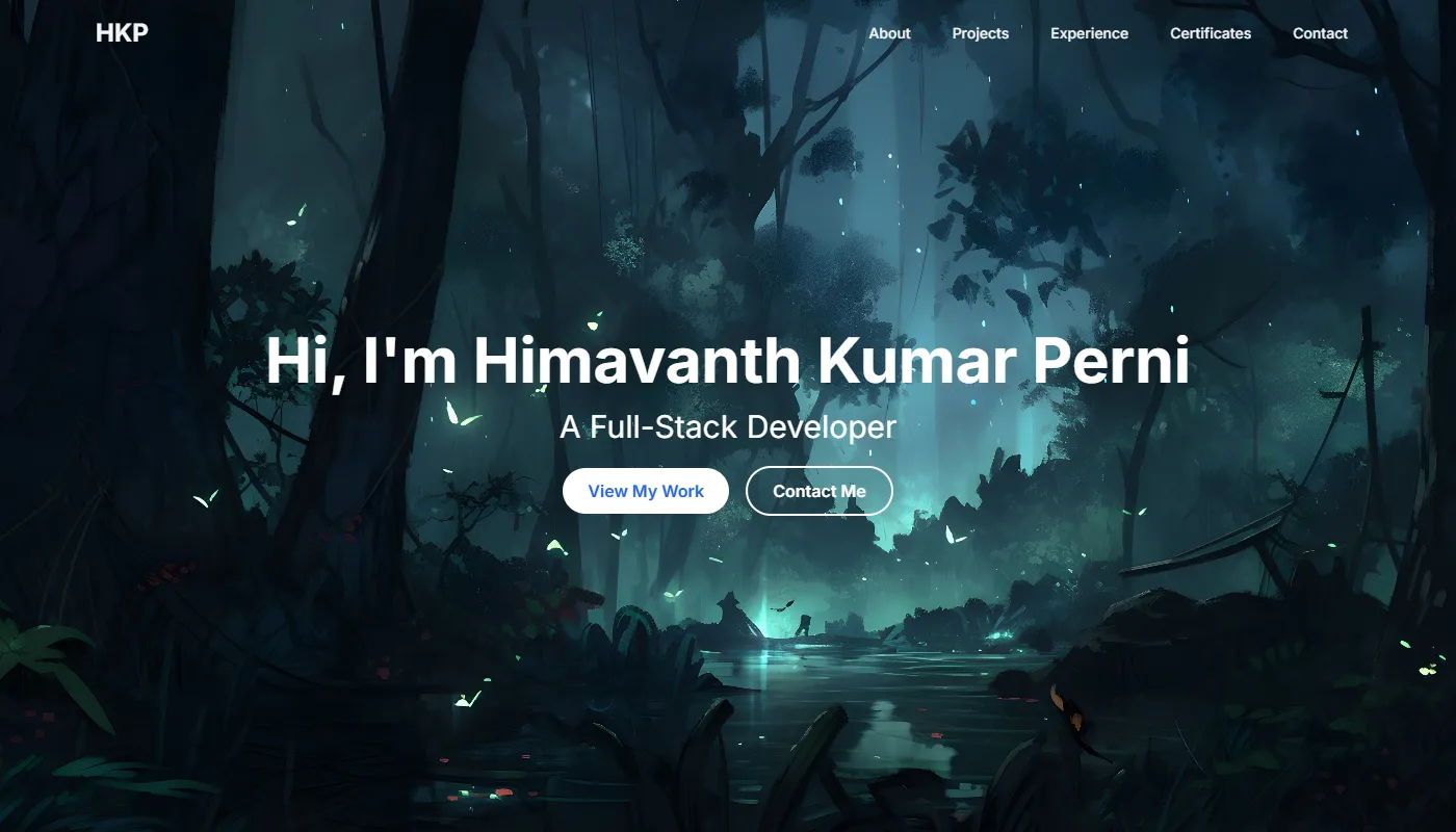 Himavanth Kumar Perni's portfolio
