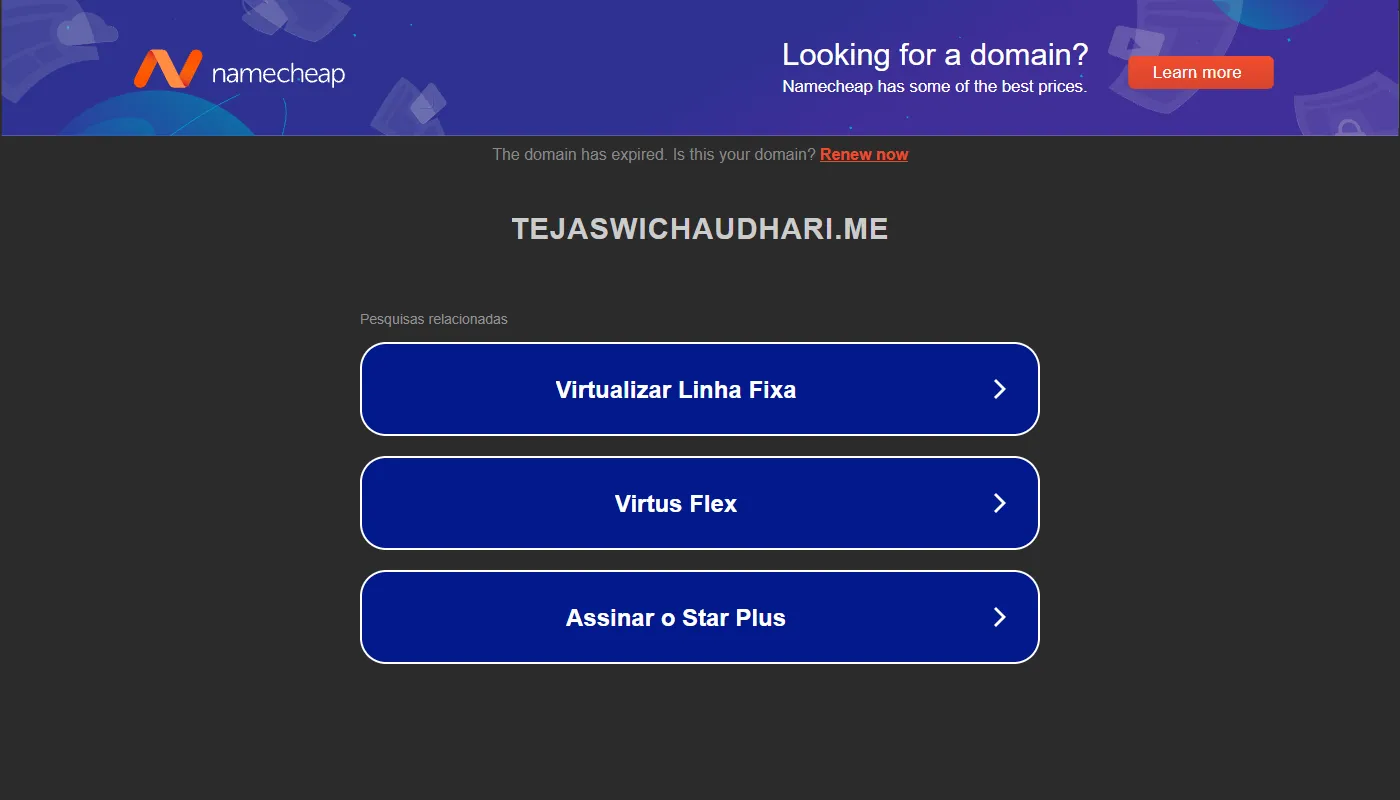 Tejaswi Chaudhari's portfolio