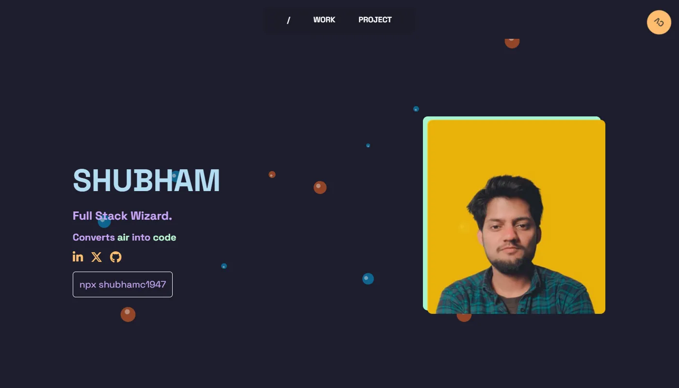 Shubham Chaturvedi's portfolio