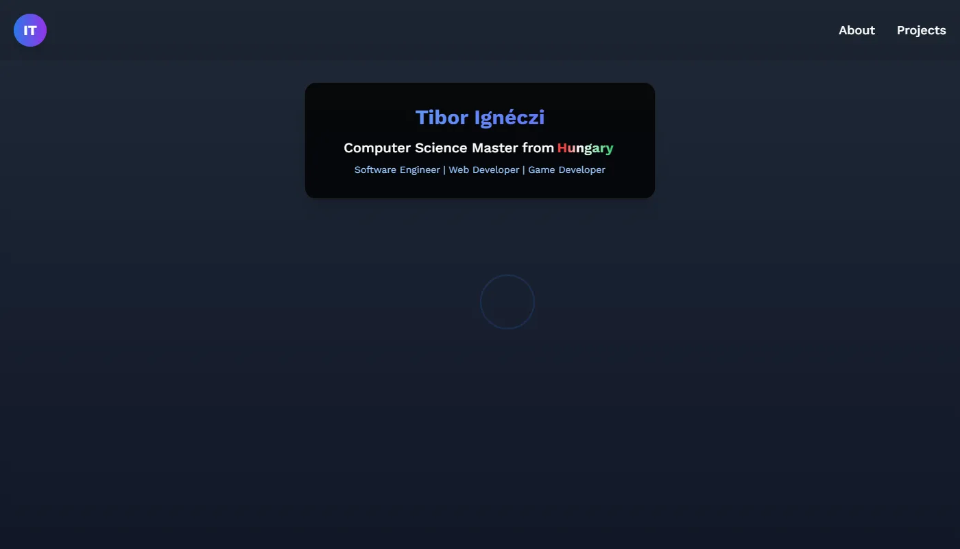 Tibor Ignéczi's portfolio