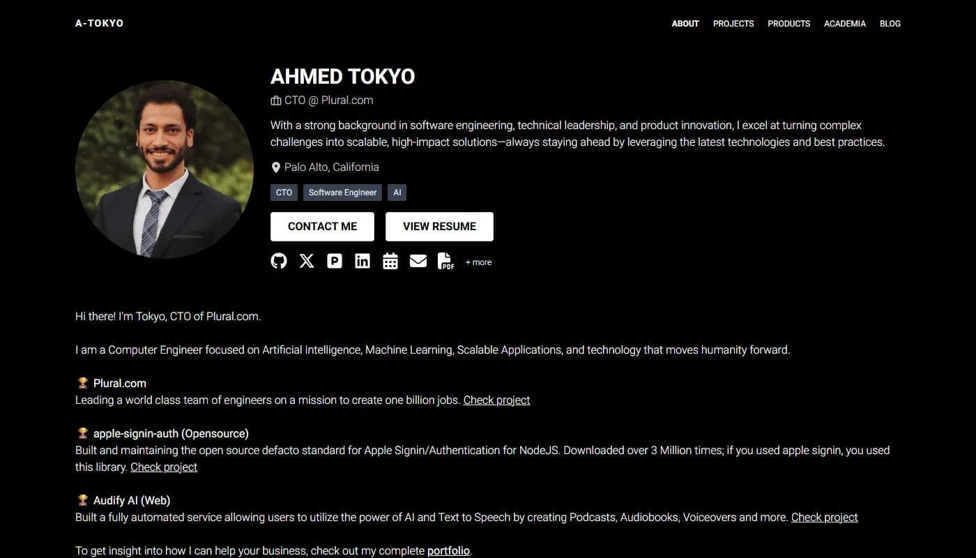 Ahmed Tokyo's portfolio