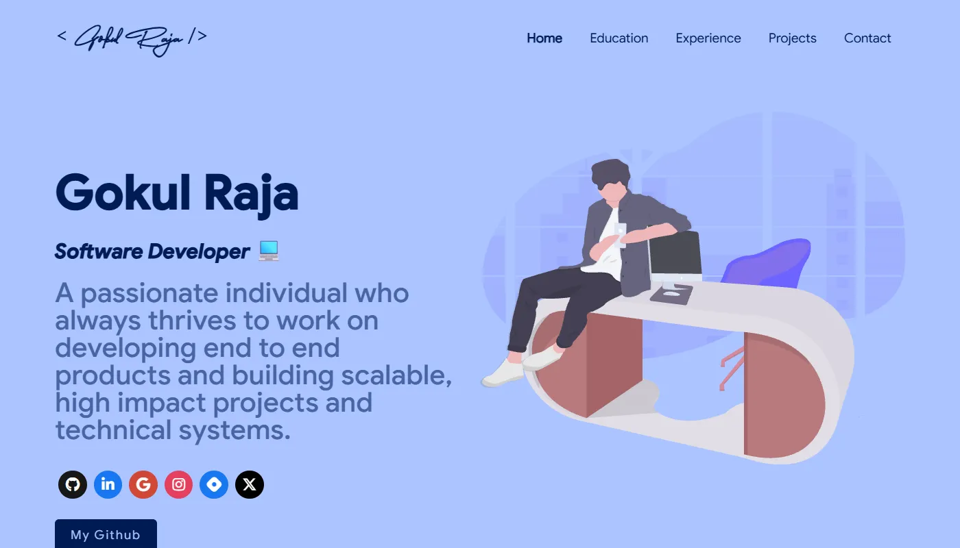 Gokul Raja's portfolio
