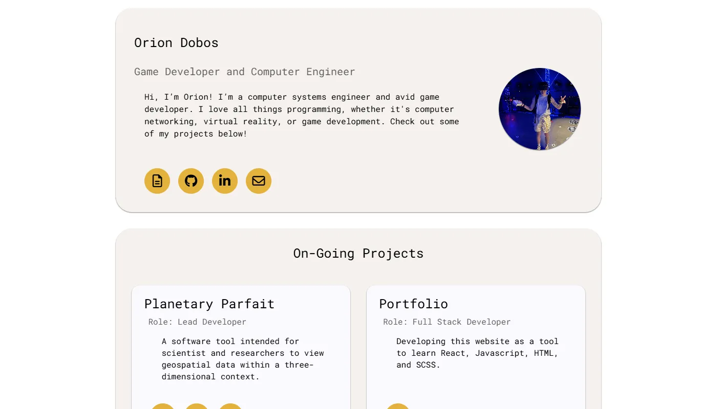 Orion Dobos's portfolio