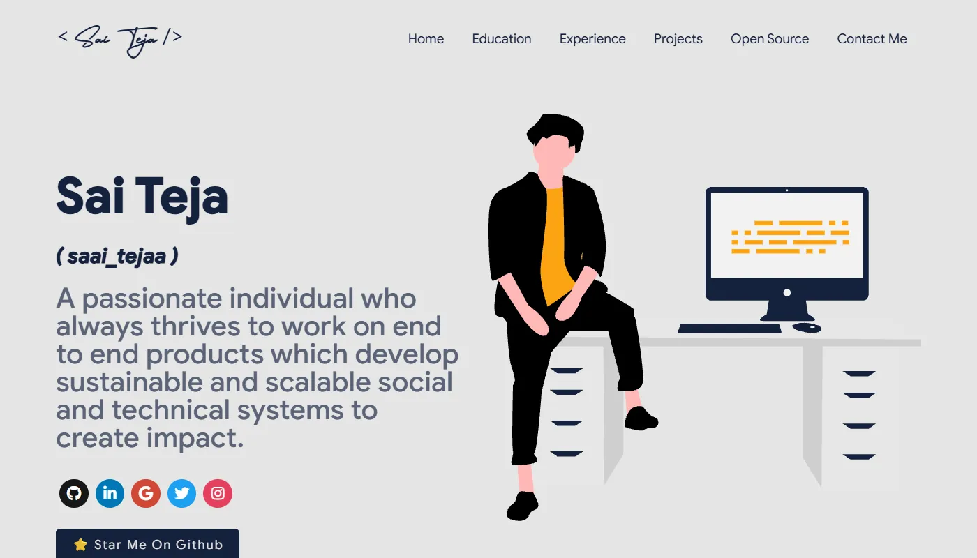 Sai Teja's portfolio