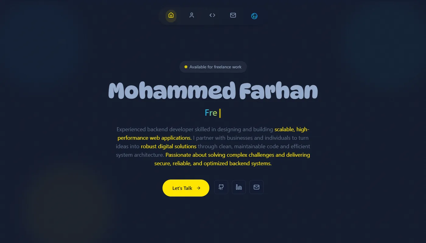 Mohammed Hesham Farhan's portfolio