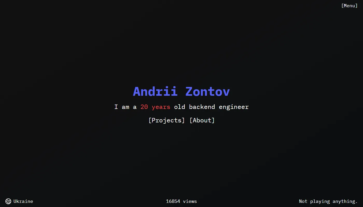 Andrii Zontov's portfolio