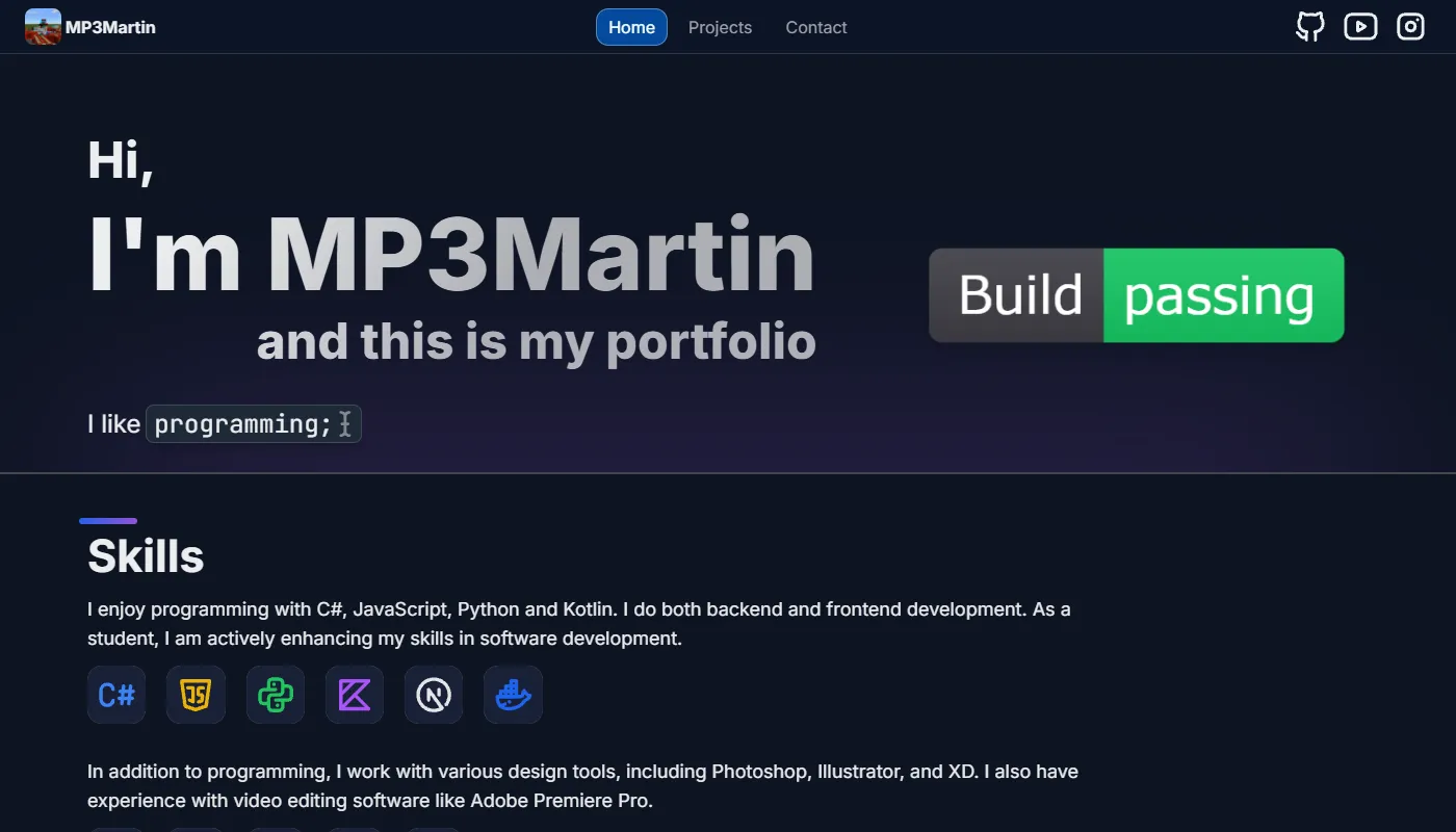 MP3Martin's portfolio