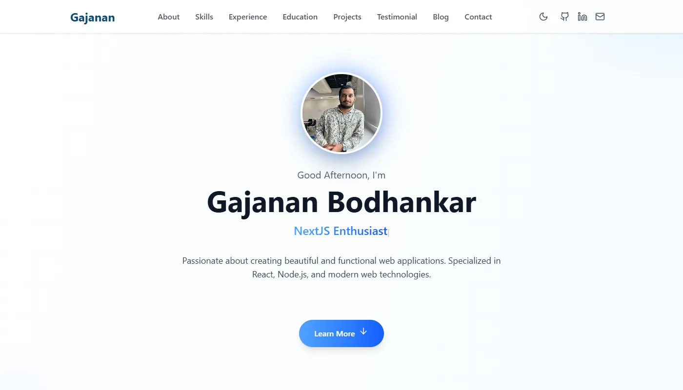 Gajanan Bodhankar's portfolio
