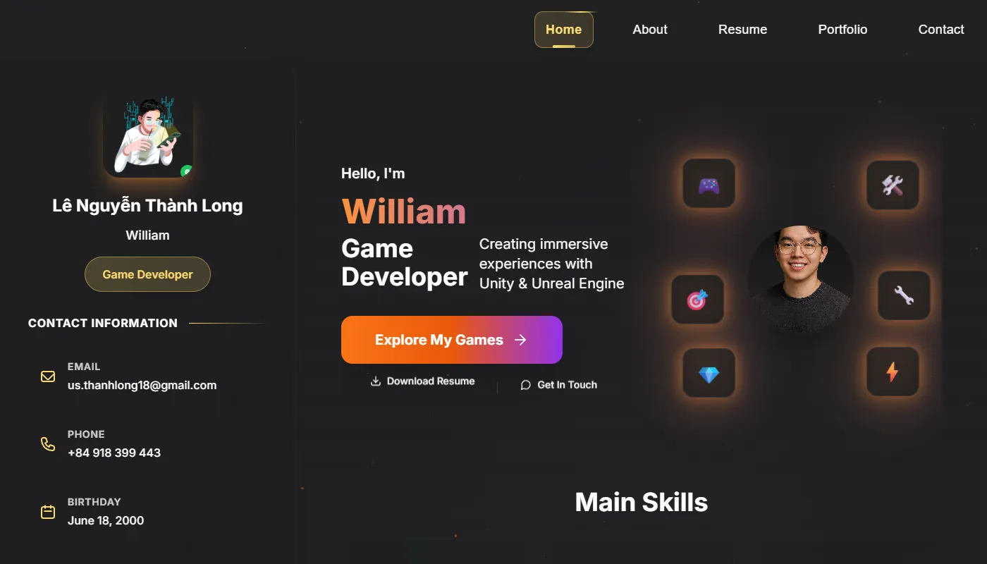 William Thanh Long's portfolio