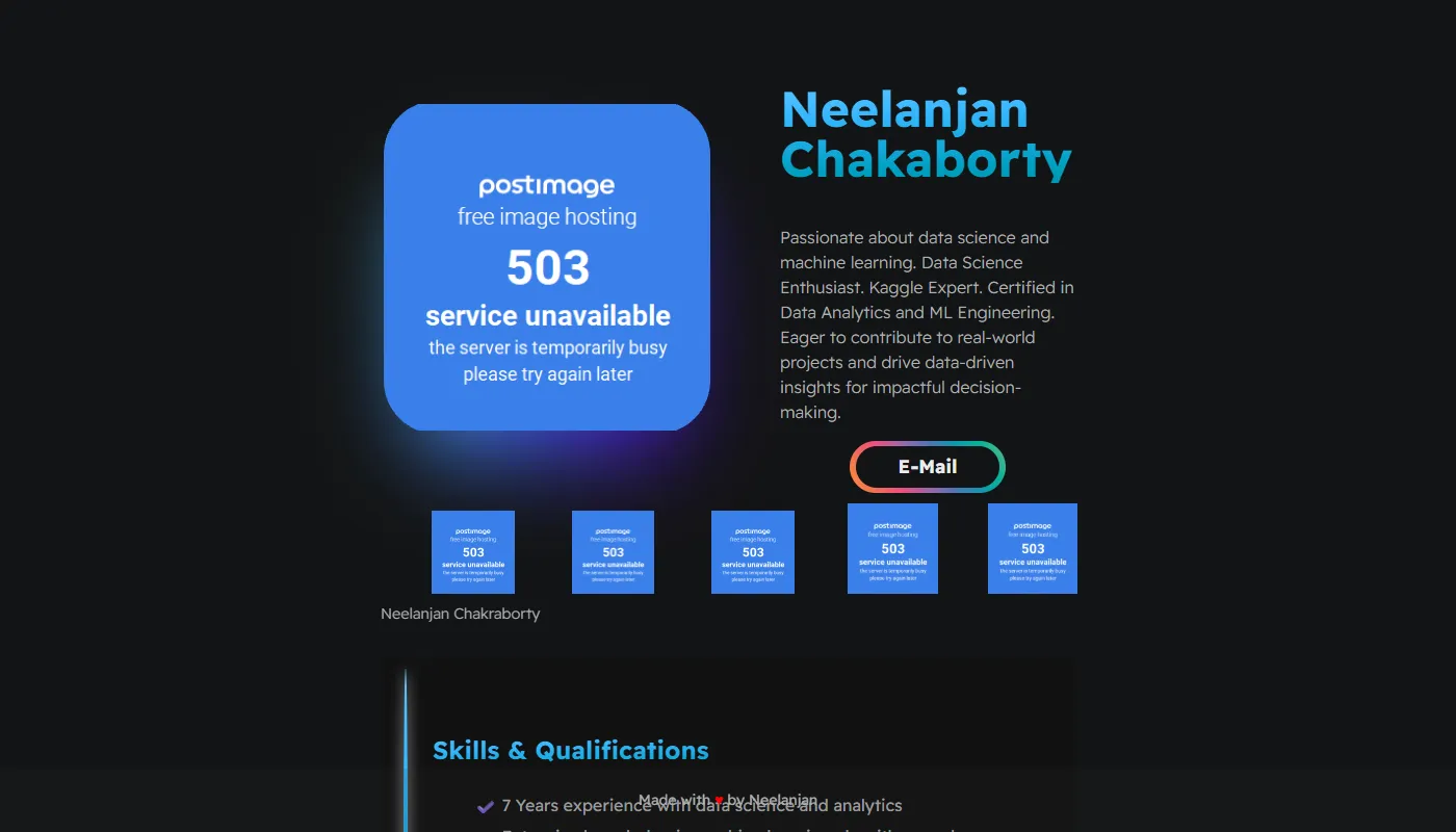 Neelanjan Chakraborty's portfolio
