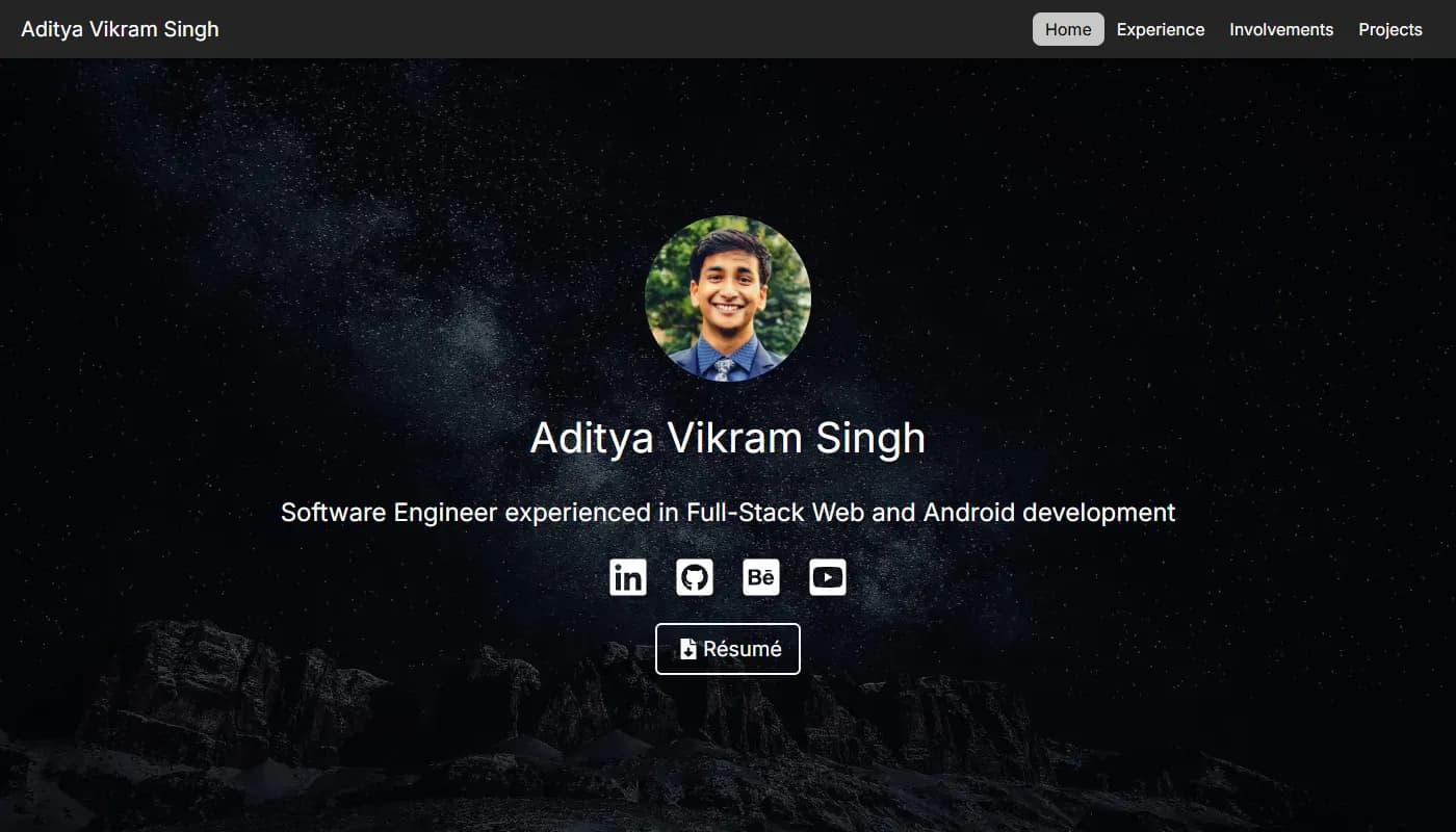 Aditya Vikram Singh's portfolio