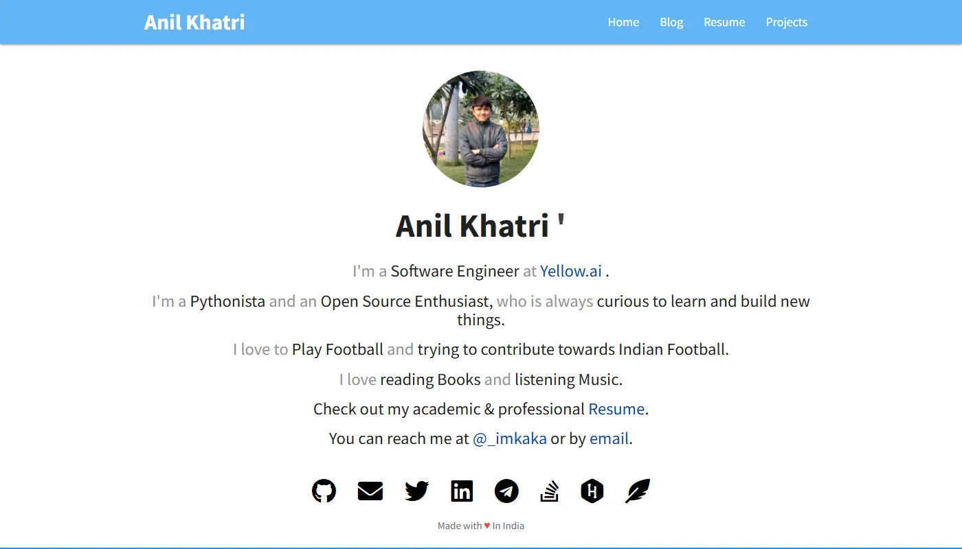 Anil Khatri's portfolio