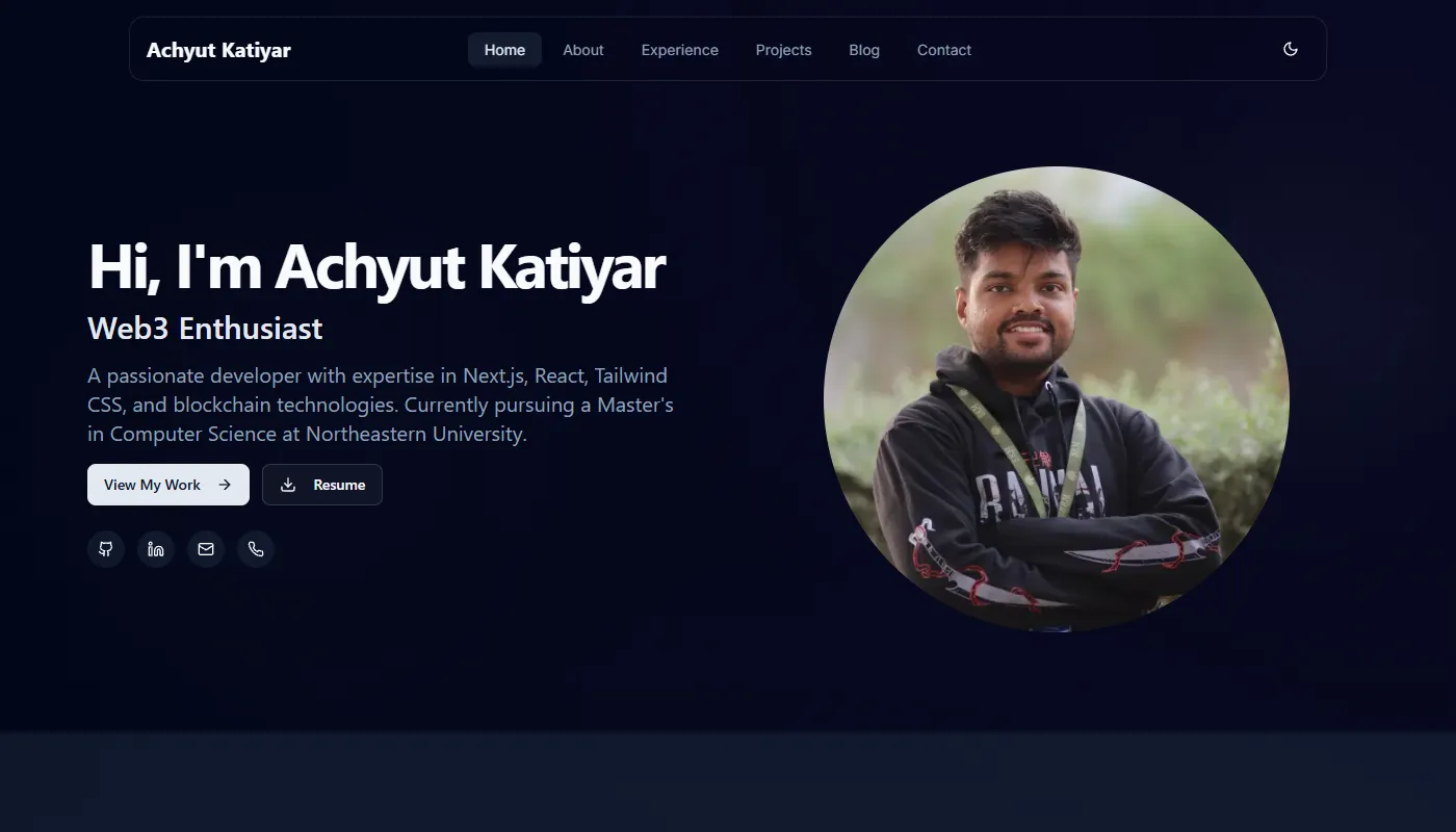 Achyut Katiyar's portfolio