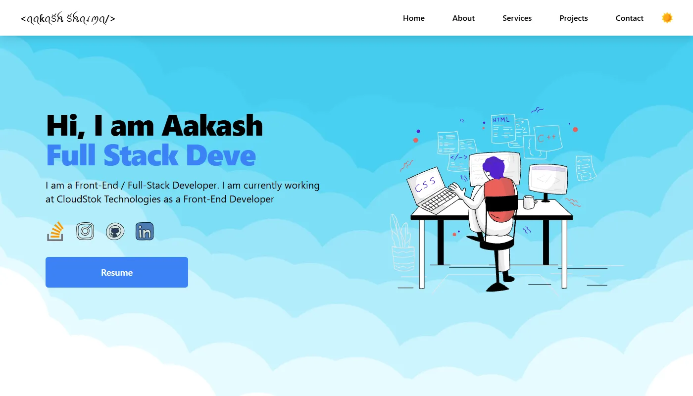 Aakash Sharma's portfolio