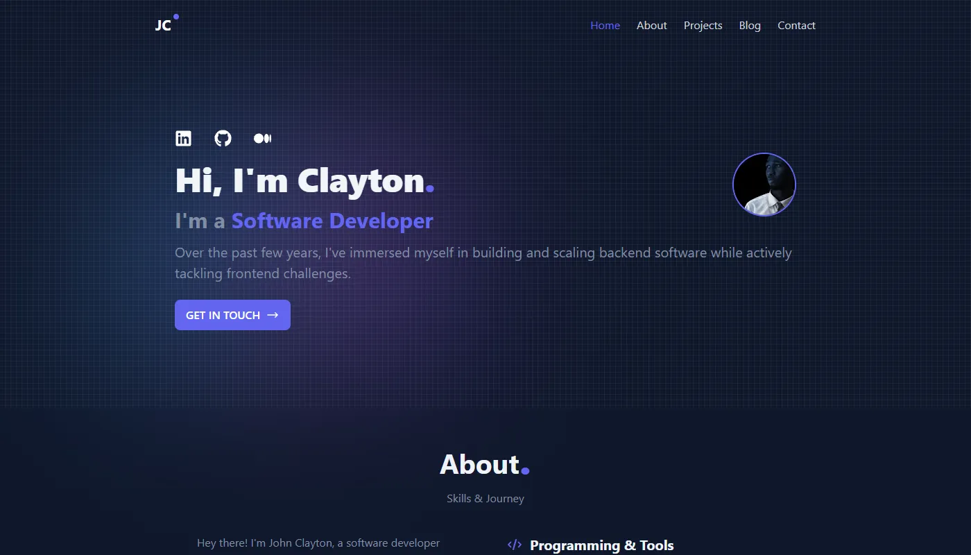 Blanc John Clayton's portfolio
