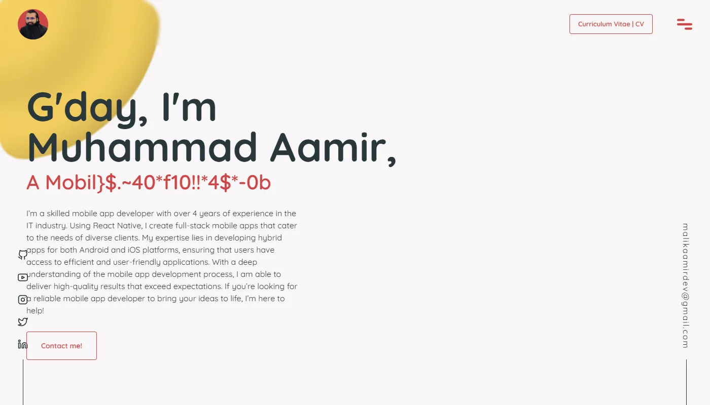 Aaban Malik's portfolio