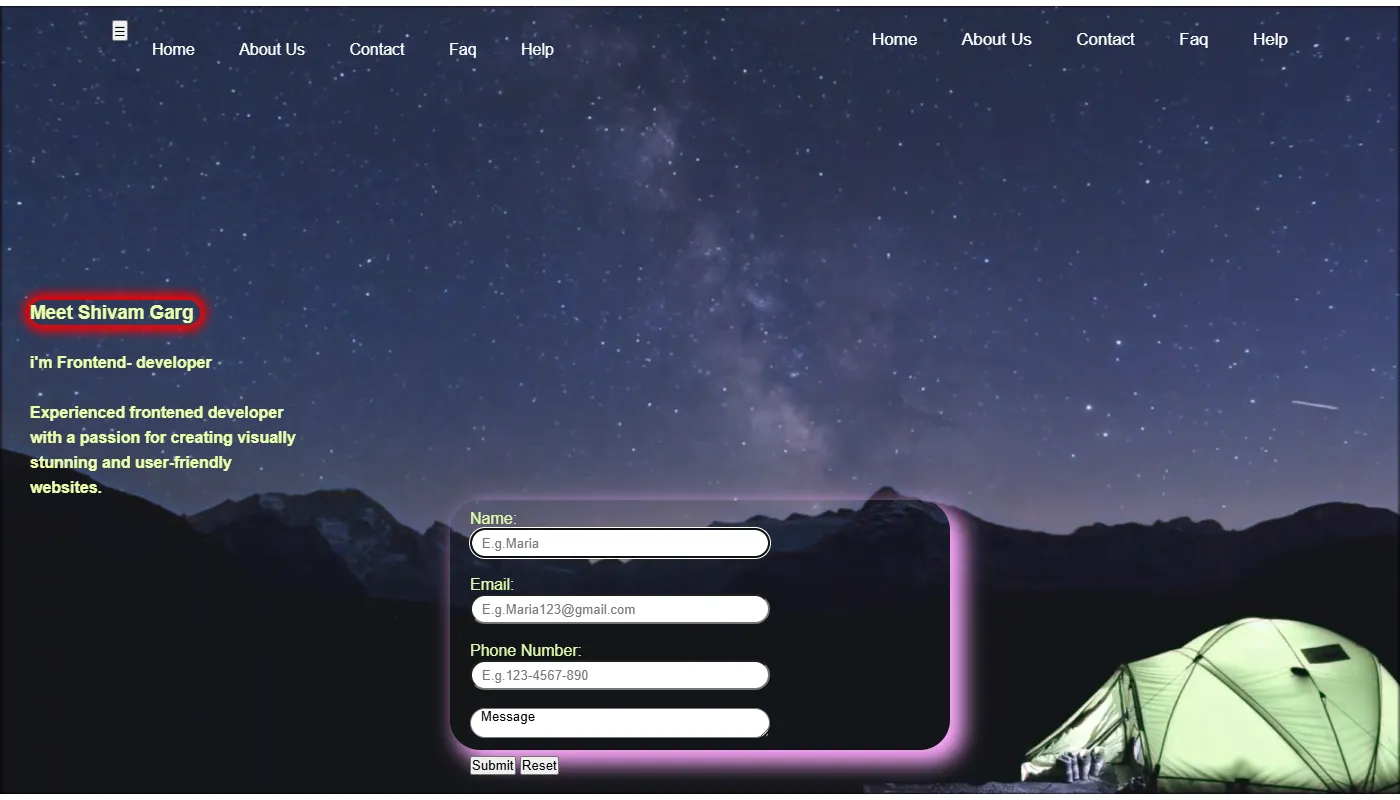 Shivam Garg's portfolio