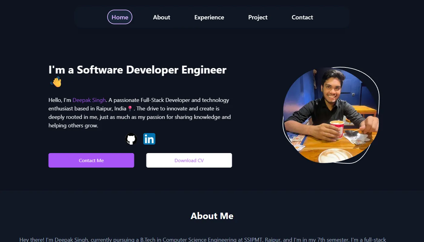 Deepak Singh's portfolio