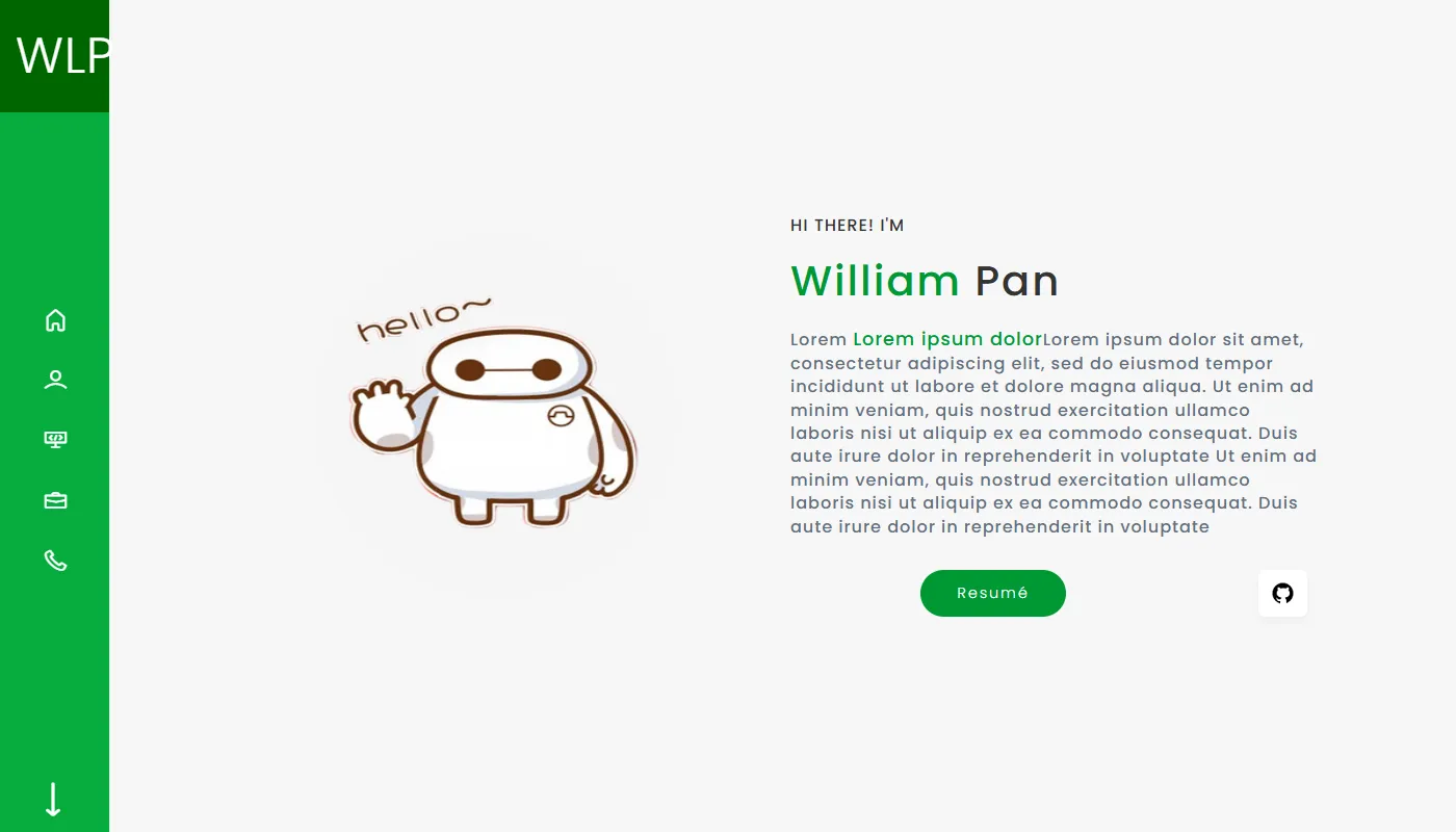 Pan Wei Lian's portfolio