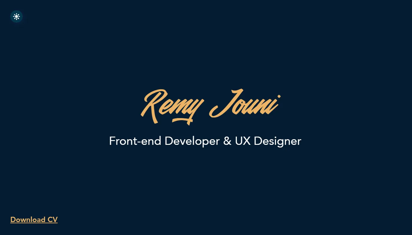 Remy Jouni's portfolio