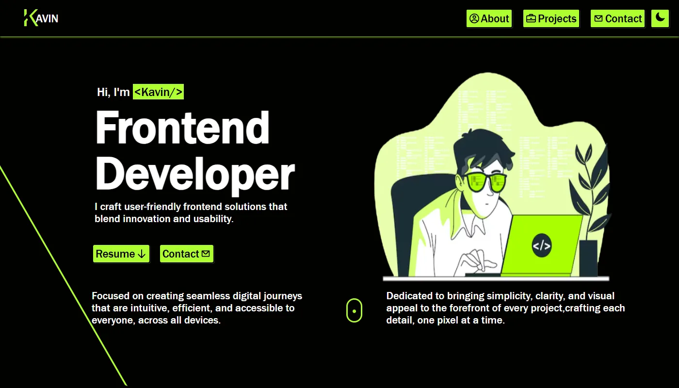 Kavin's portfolio