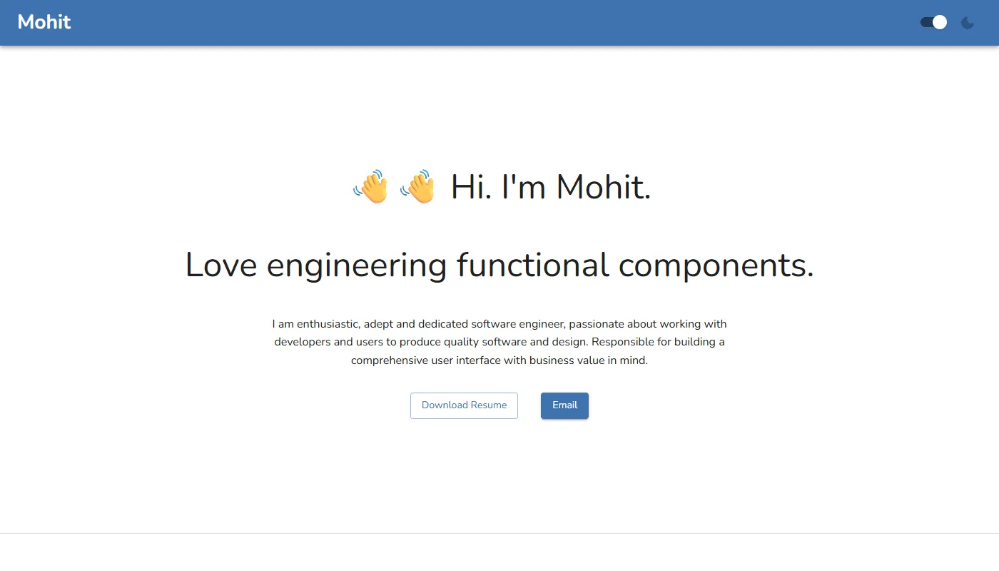 Mohit Paudyal's portfolio