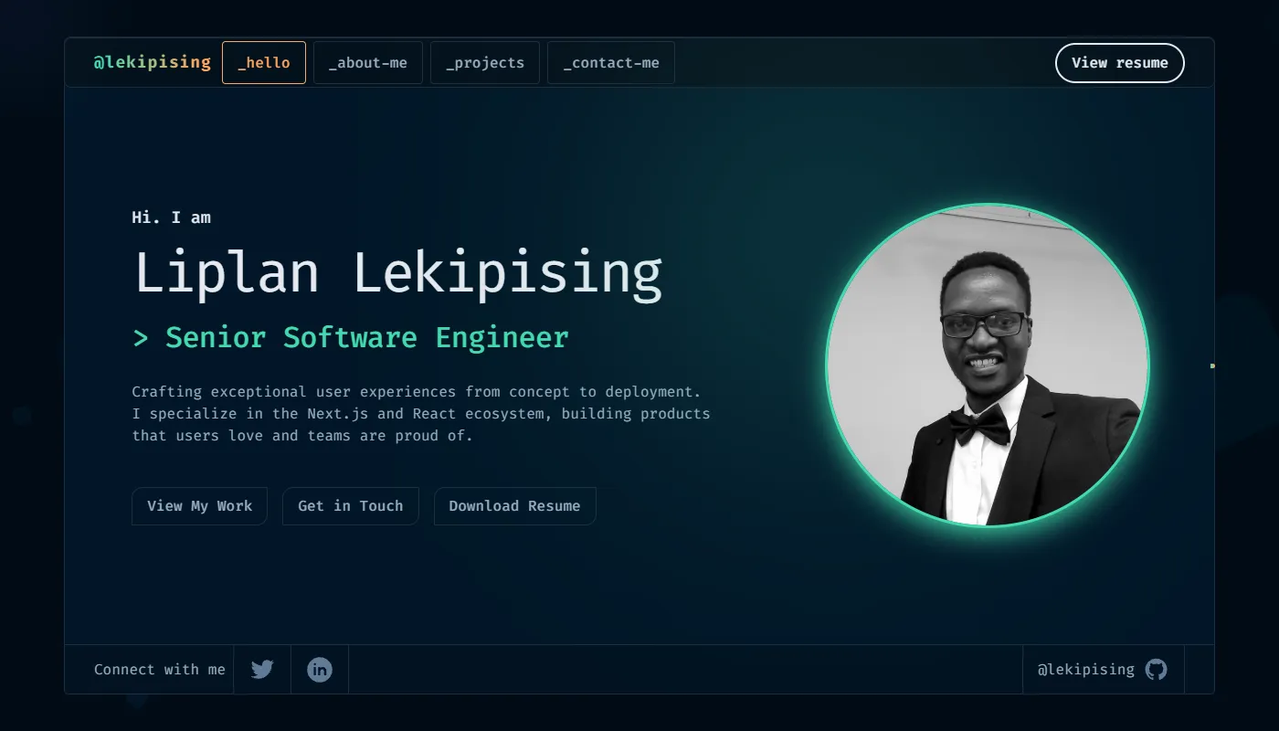 Liplan Lekipising's portfolio