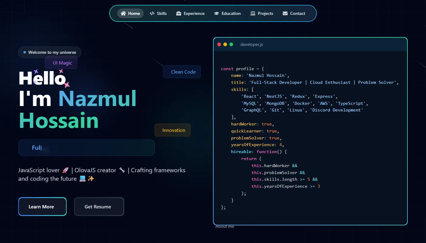 Codervai's portfolio
