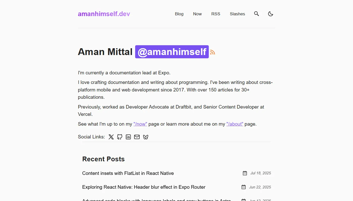 Aman Mittal's portfolio