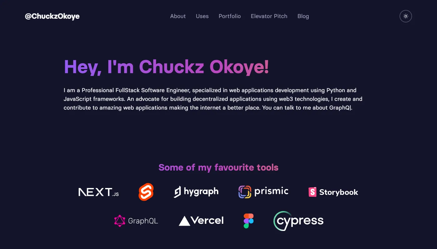 Chuckz Okoye's portfolio