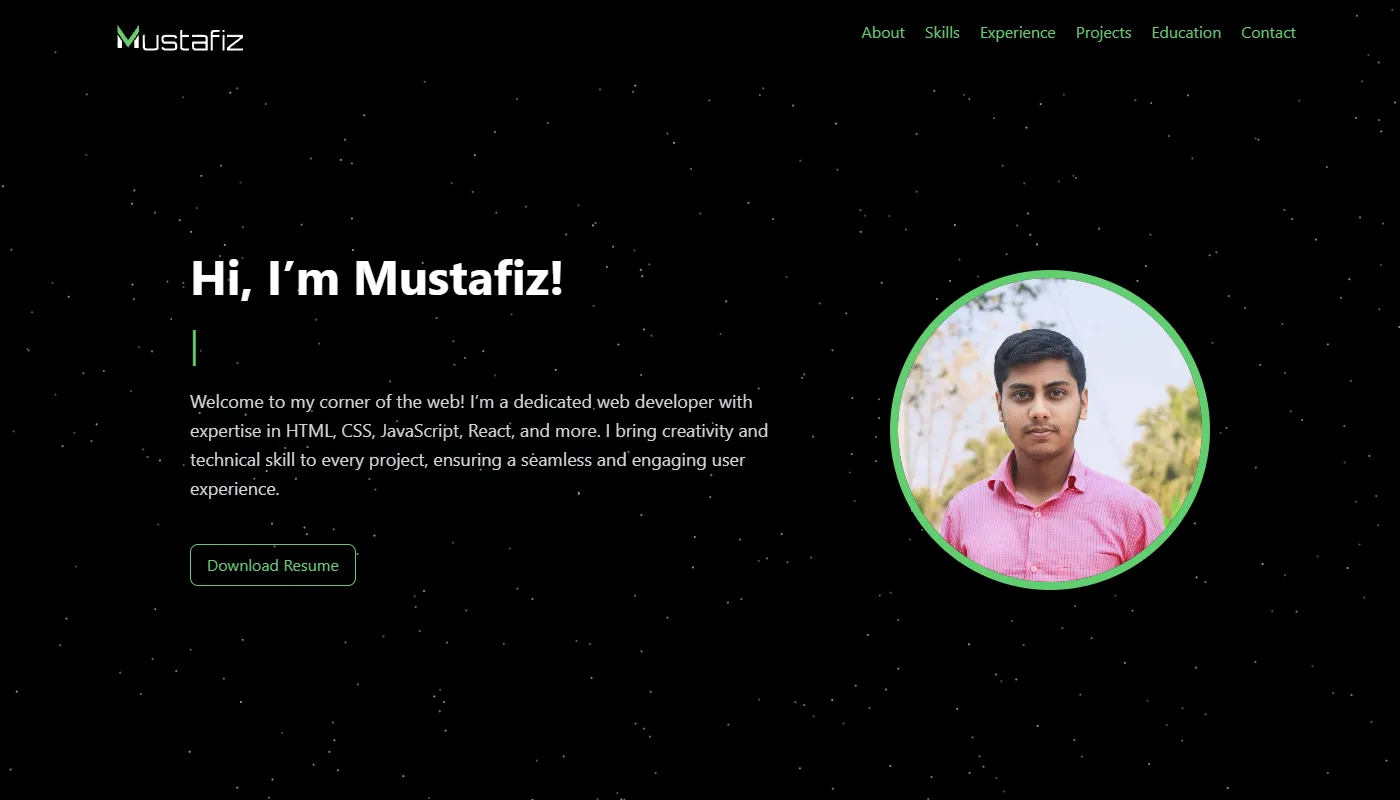 Muhammad Mustafiz Rahman's portfolio