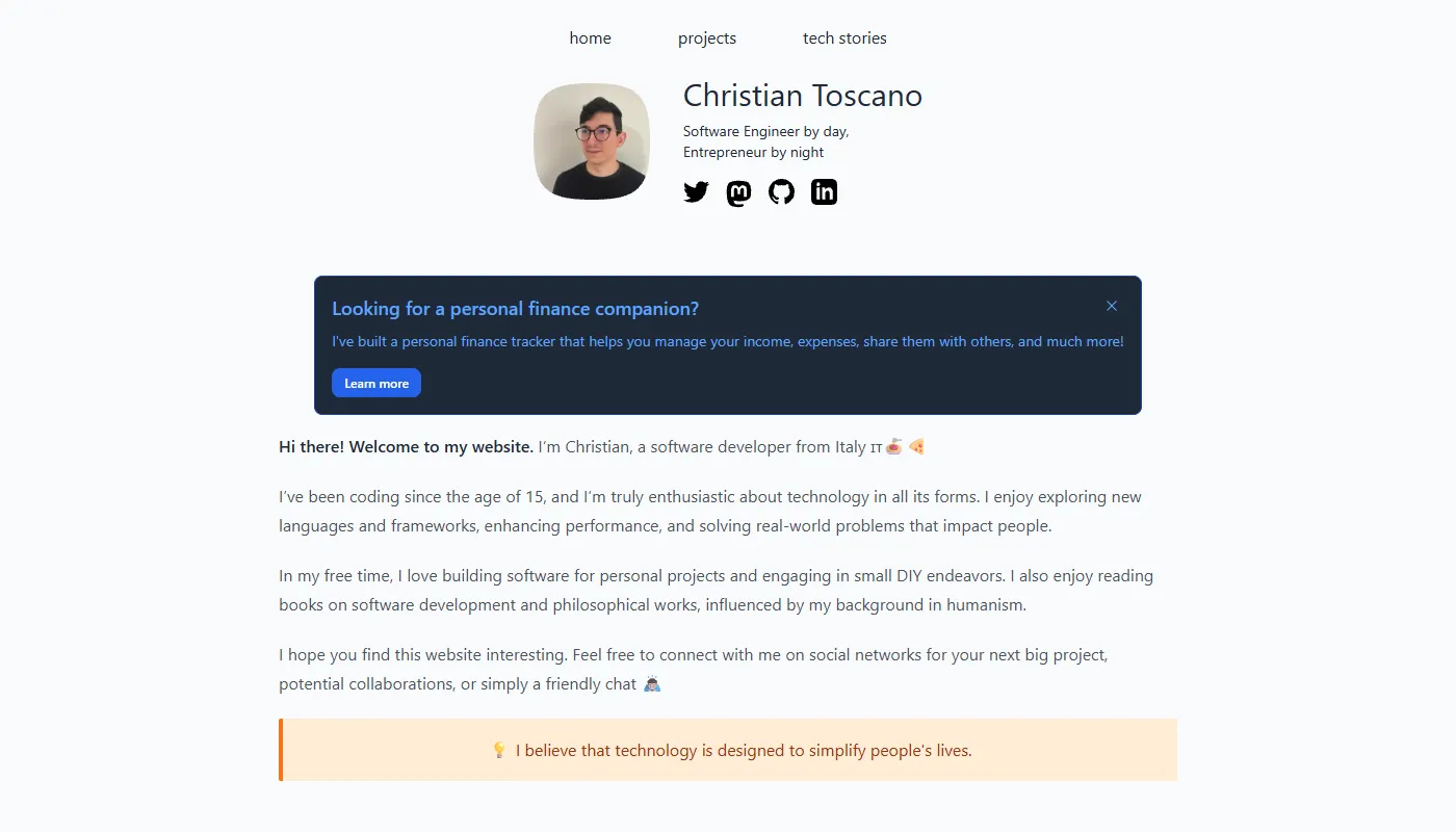 Christian Toscano's portfolio
