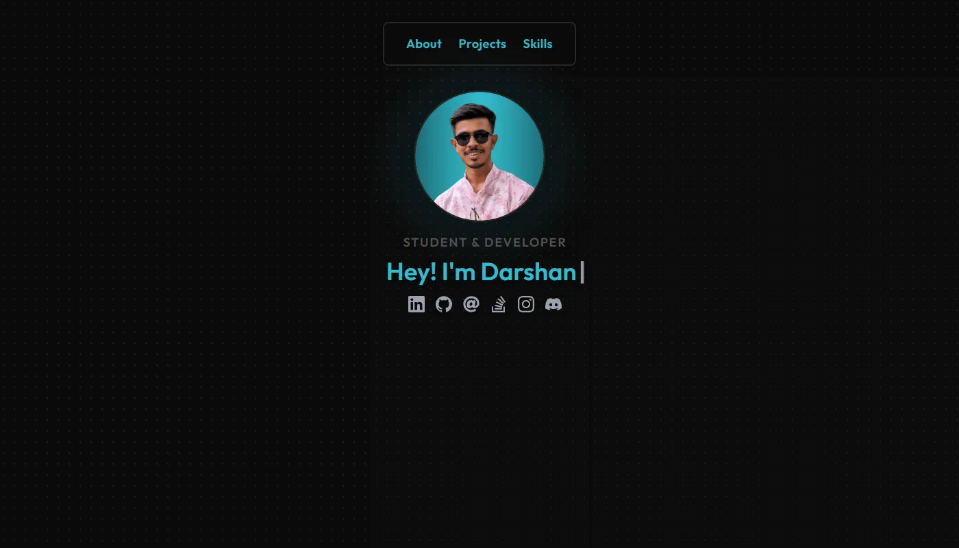 Darshan B's portfolio