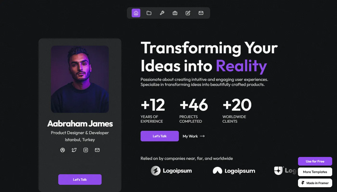 Aabraham James's portfolio