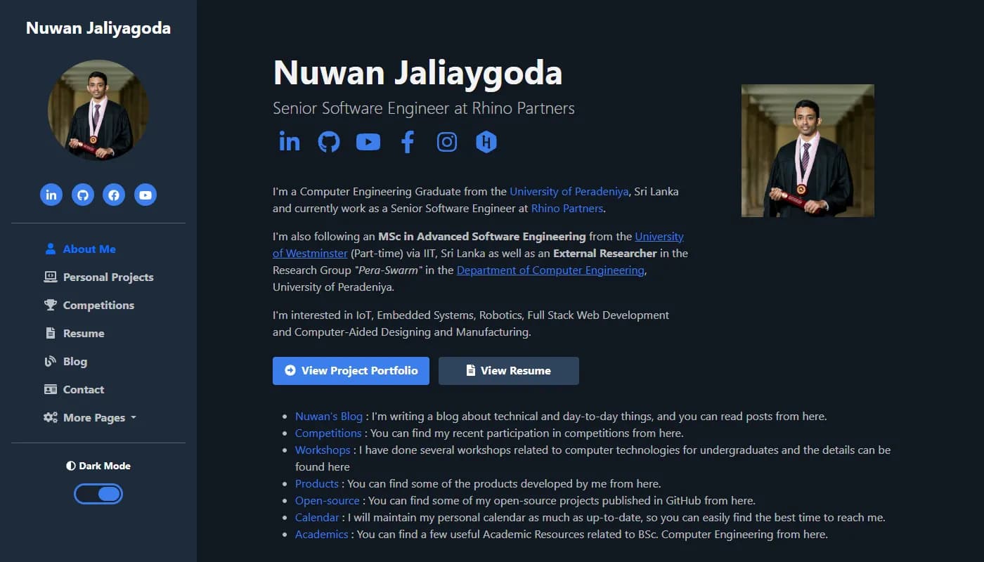 Nuwan Jaliyagoda's portfolio