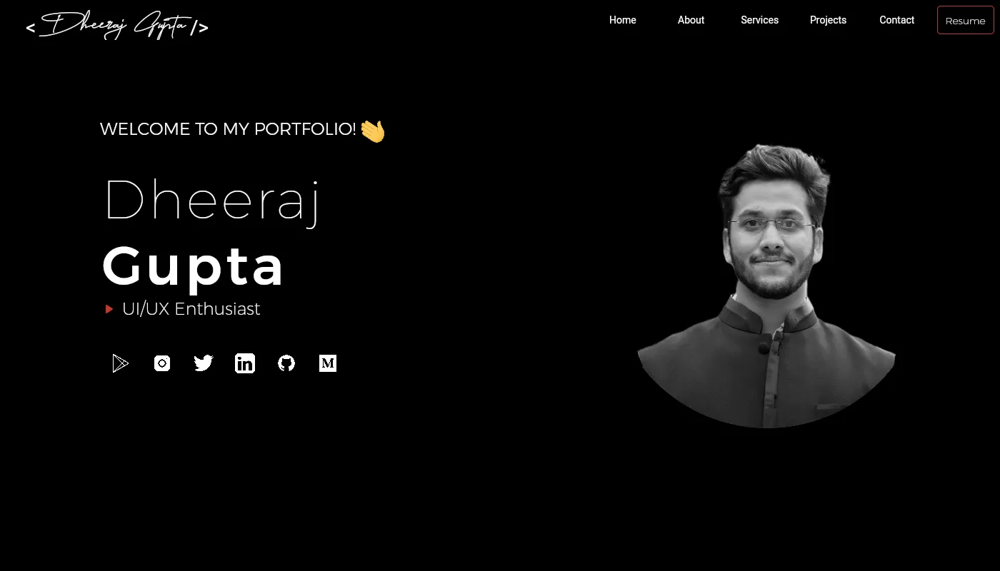 Dheeraj Gupta's portfolio