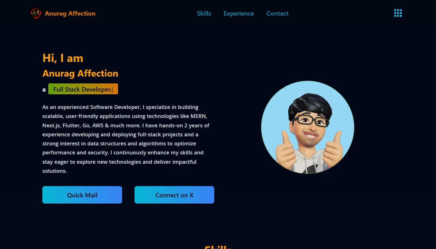 Anurag Affection's portfolio