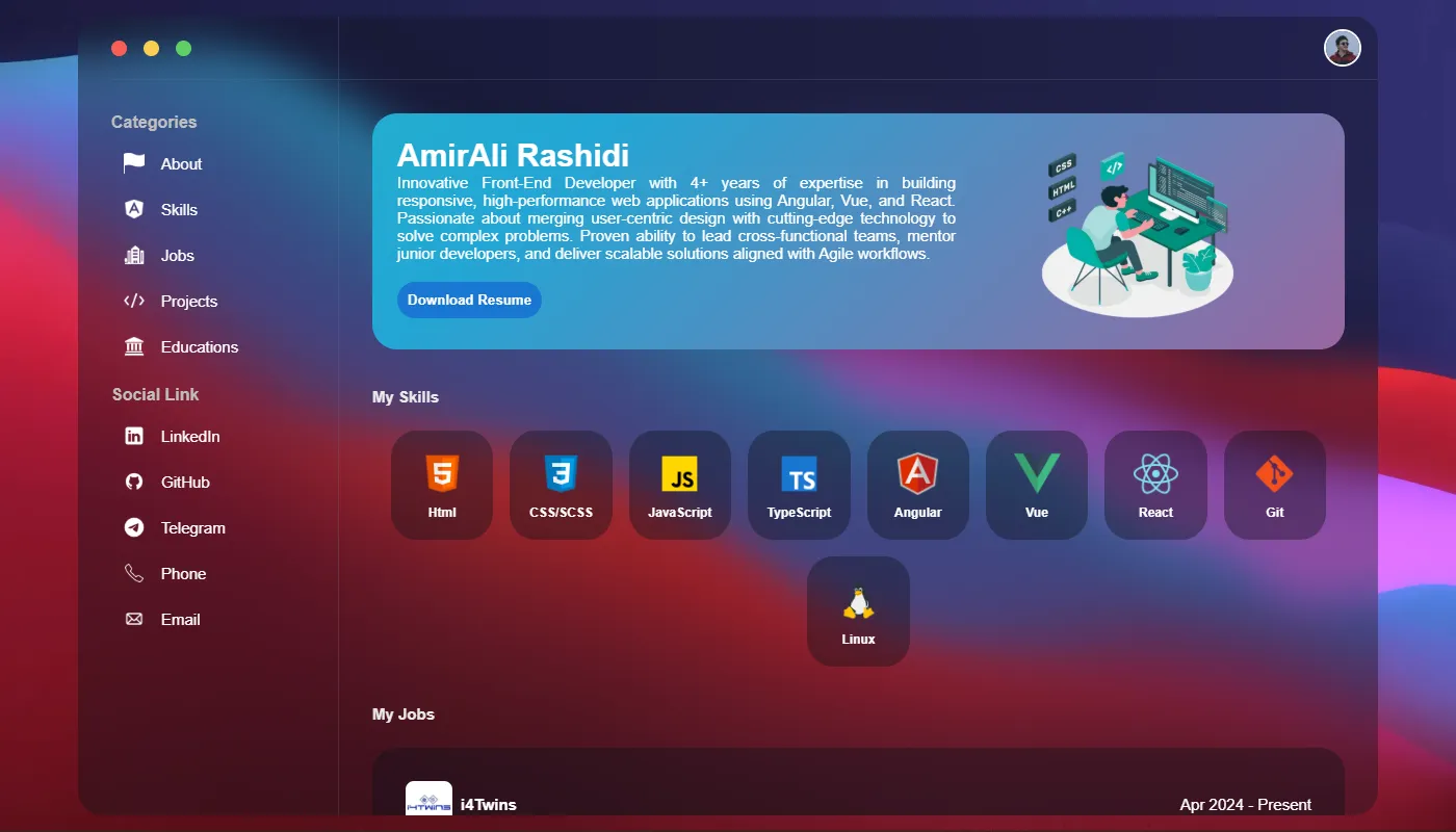 AmirAli Rashidi's portfolio