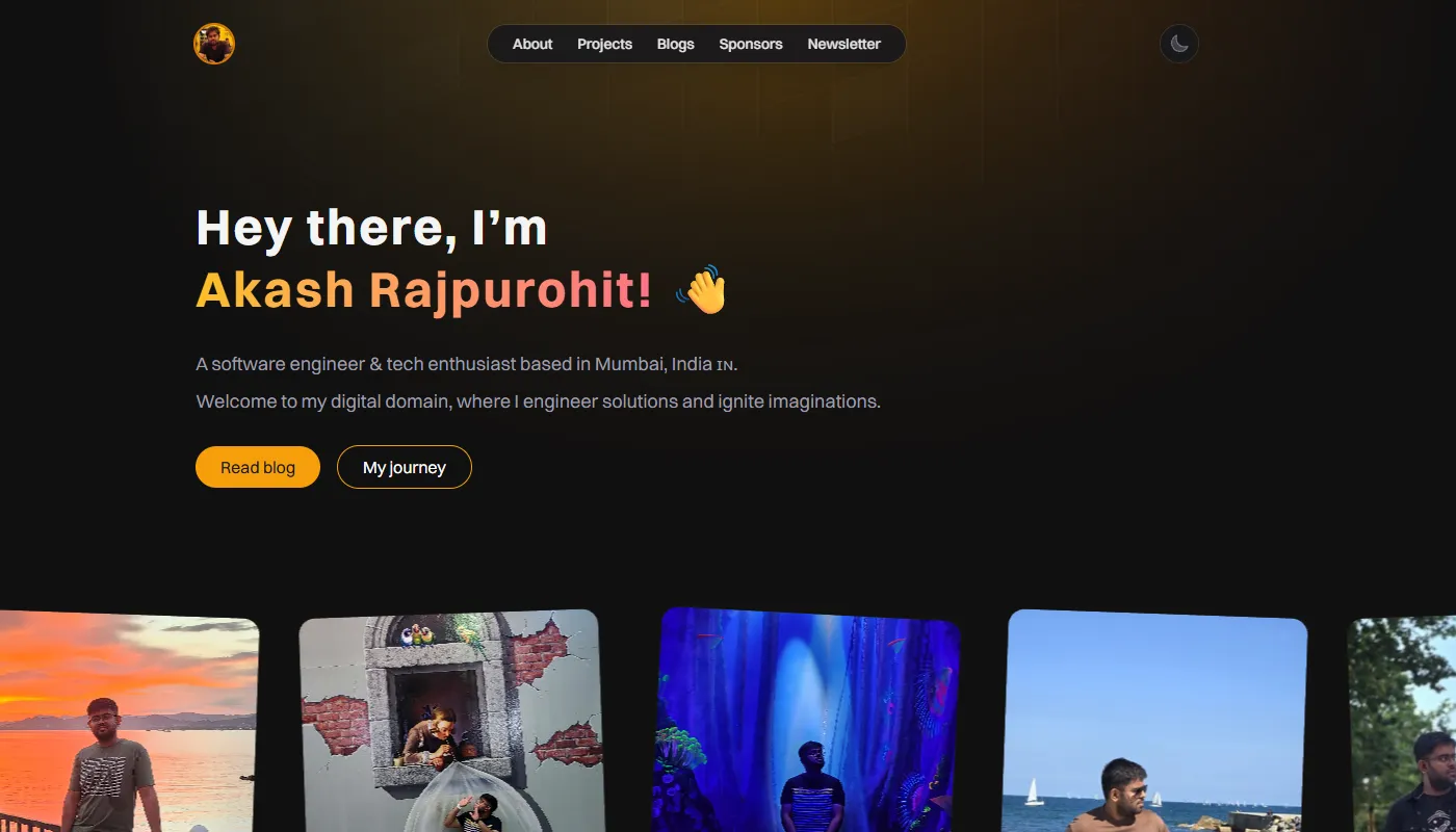 Akash Rajpurohit's portfolio