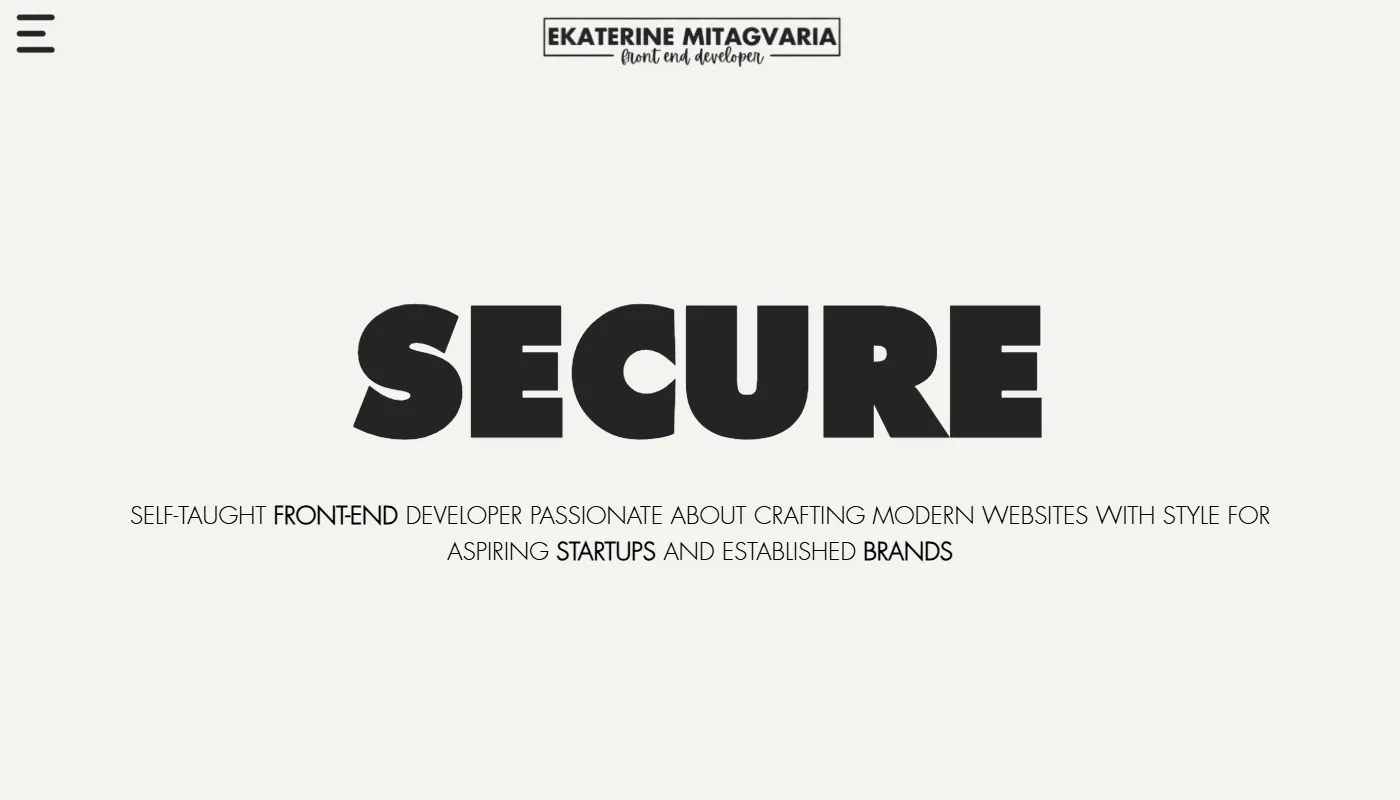 Ekaterine Mitagvaria's portfolio