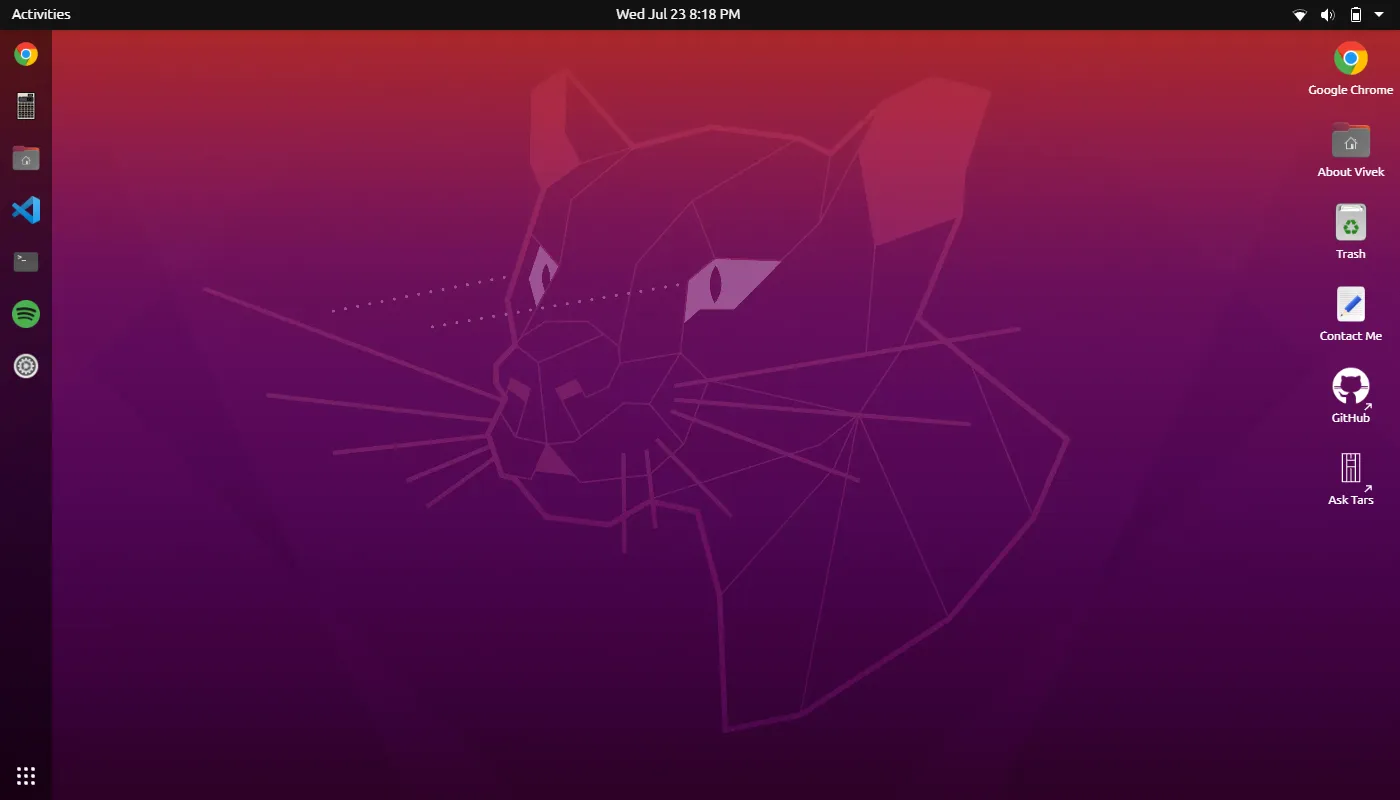 Vivek Patel - Ubuntu's portfolio