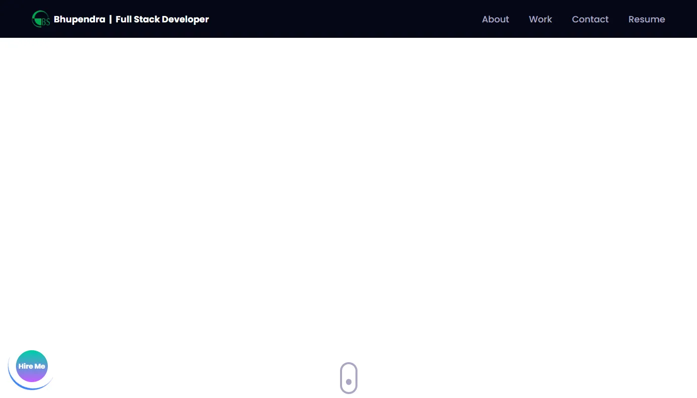 Bhupendra Singh's portfolio