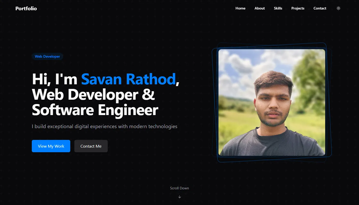 Savan Rathod's portfolio