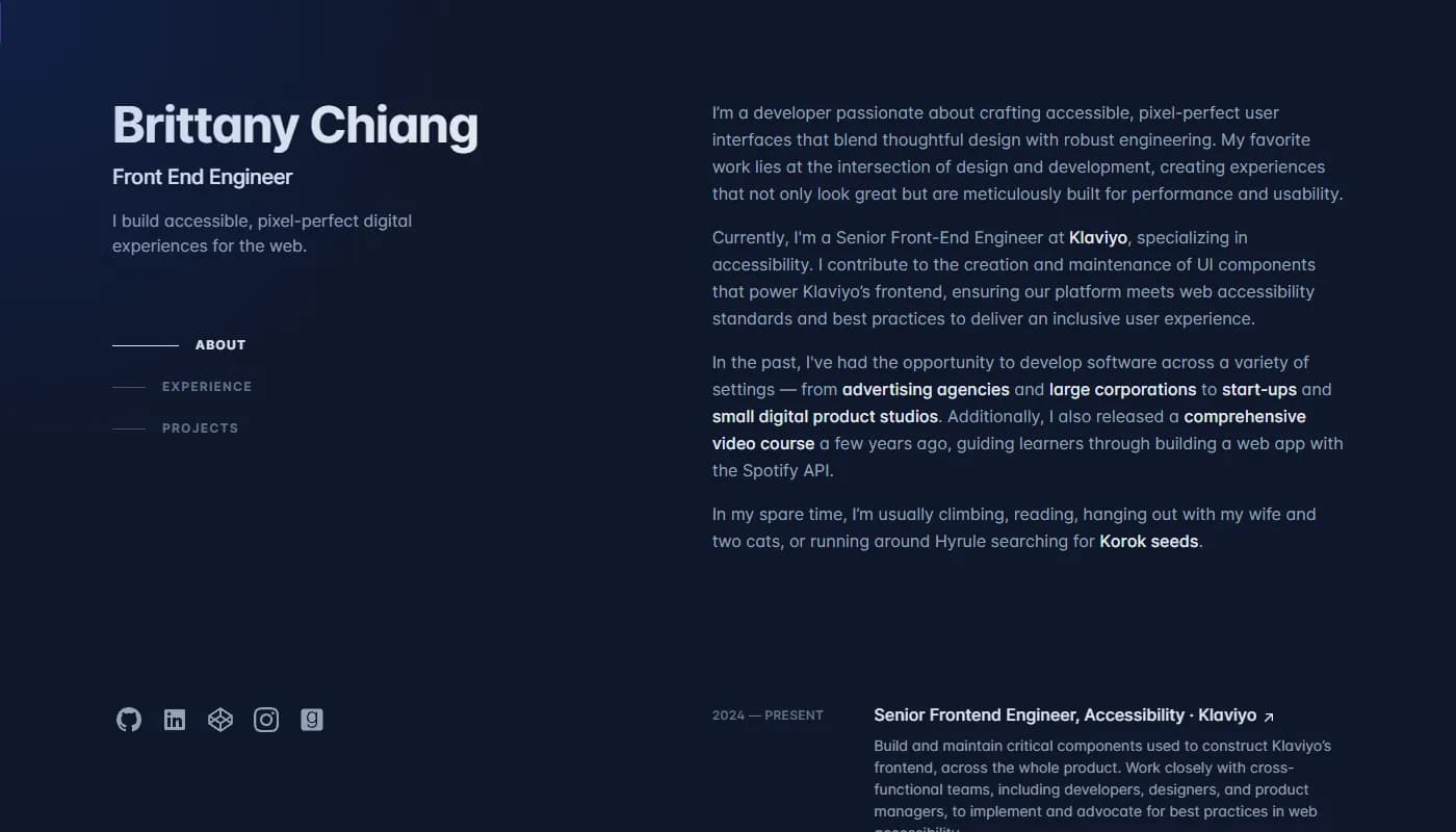 Brittany Chiang's portfolio