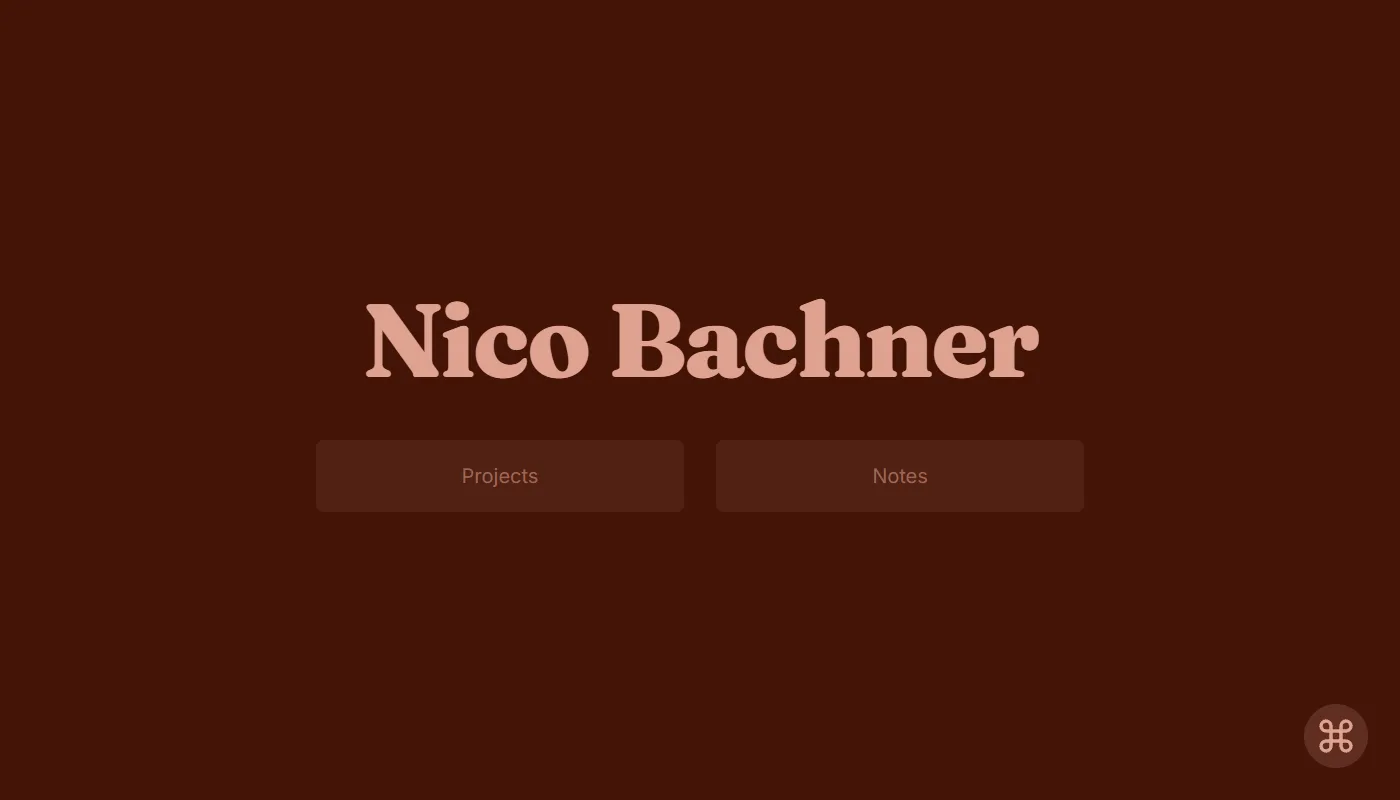 Nico Bachner's portfolio