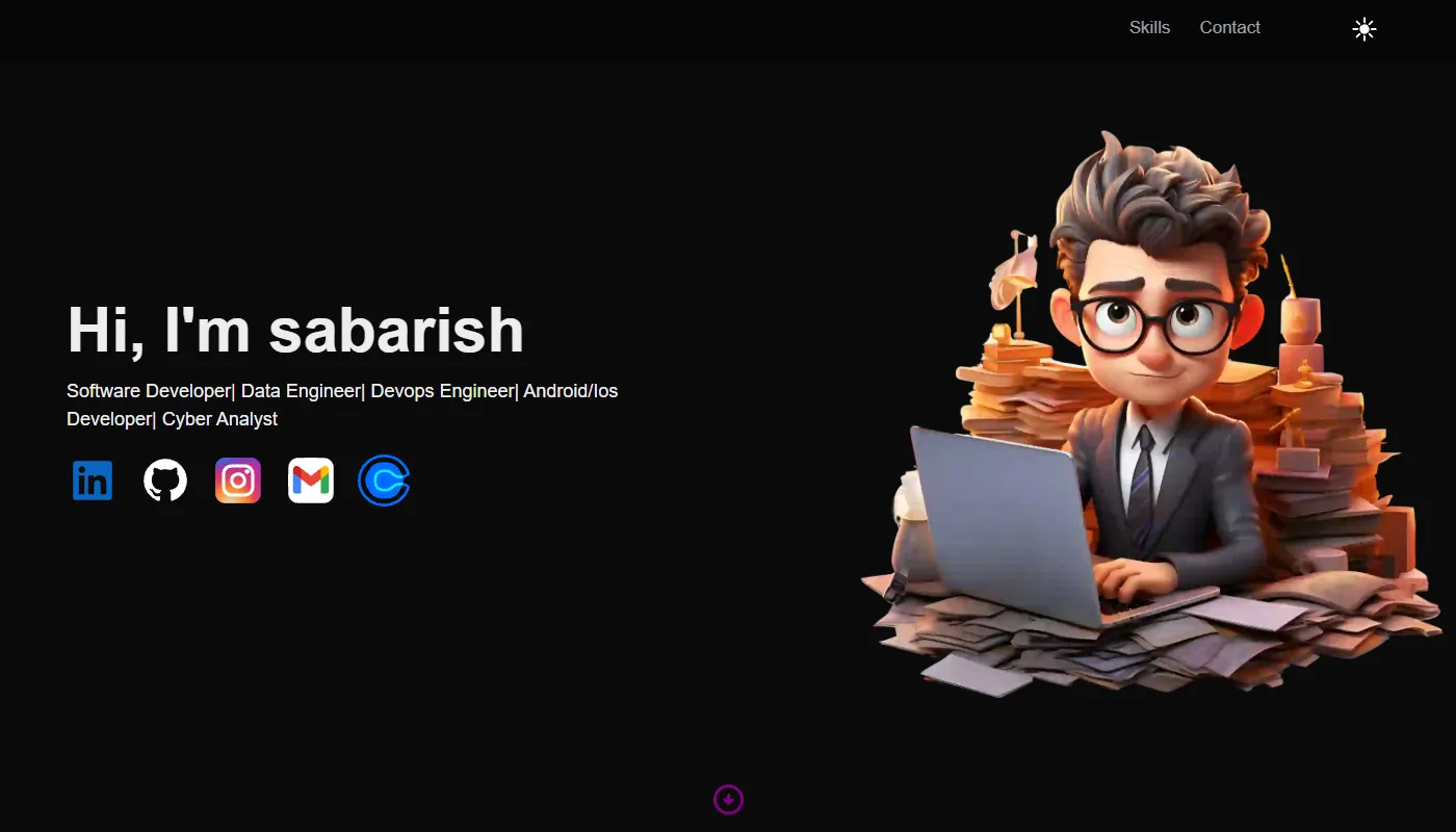 Sabarish's portfolio