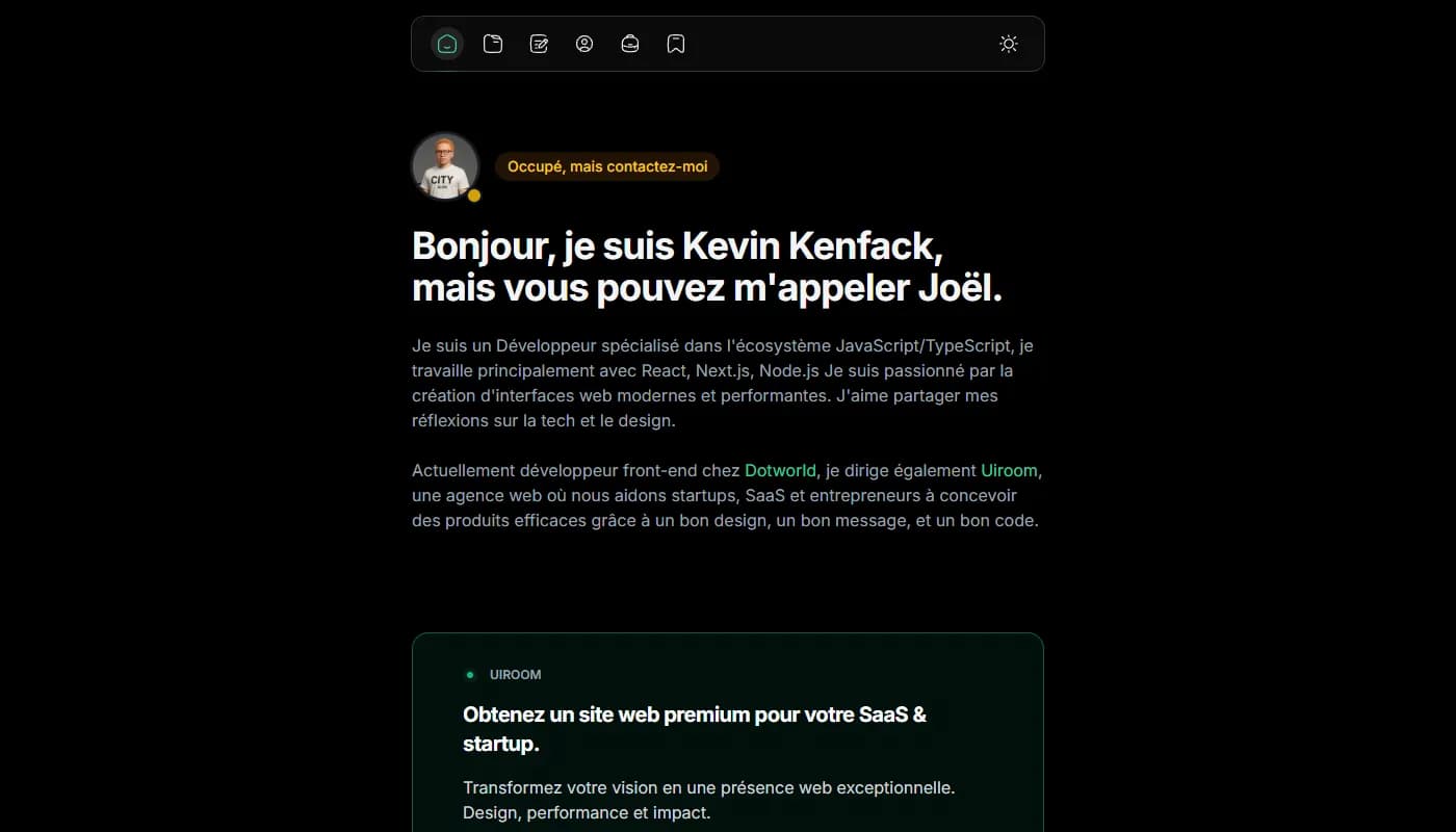 Kevin Kenfack's portfolio